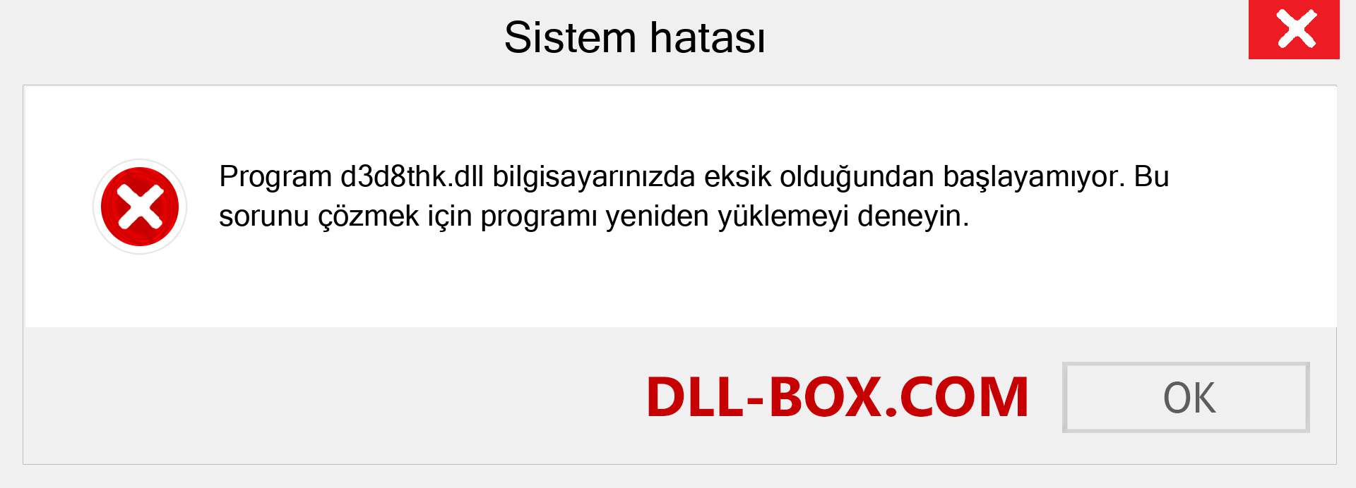 d3d8thk.dll dosyası eksik mi? Windows 7, 8, 10 için İndirin - Windows'ta d3d8thk dll Eksik Hatasını Düzeltin, fotoğraflar, resimler